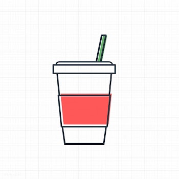 Vector of cold drink cup icon | Free stock vector - 16626