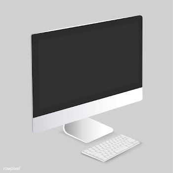 Vector of computer and keyboard icon | Free stock vector - 382323