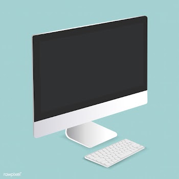 Vector of computer and keyboard icon | Free stock vector - 382347