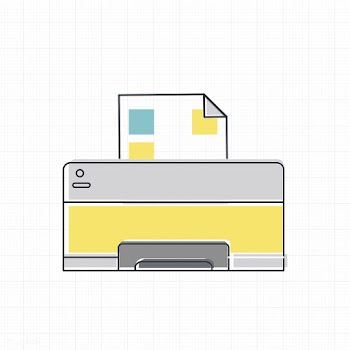 Vector of computer printer icon | Free stock vector - 16794