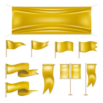 Vector of different style banners and flags | Free stock vector - 44577
