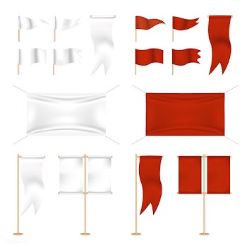 Vector of different style banners and flags | Free stock vector - 44579