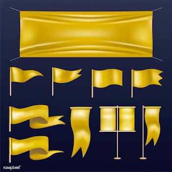 Vector of different style banners and flags | Free stock vector - 44586