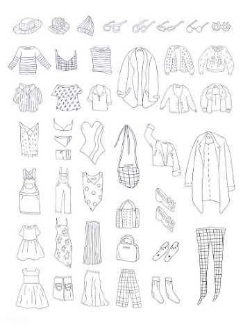 Vector of different types of clothes | Free stock vector - 251525