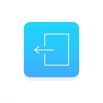 Vector of exit door icon | Free stock vector - 249642