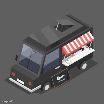 Vector of food truck service icon | Free stock vector - 382115