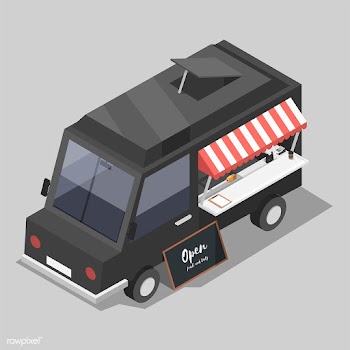 Vector of food truck service icon | Free stock vector - 382178