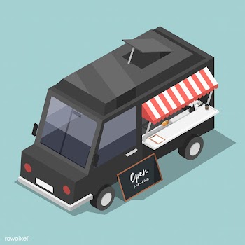 Vector of food truck service icon | Free stock vector - 382190