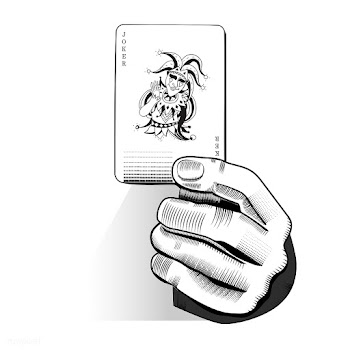 Vector of hand holding random playing card | Free stock vector - 42817
