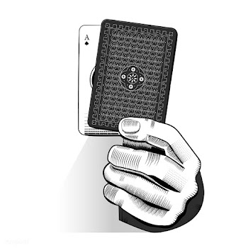 Vector of hand holding random playing card | Free stock vector - 42827