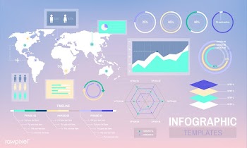 Vector of infographic templates design | Free stock vector - 44402