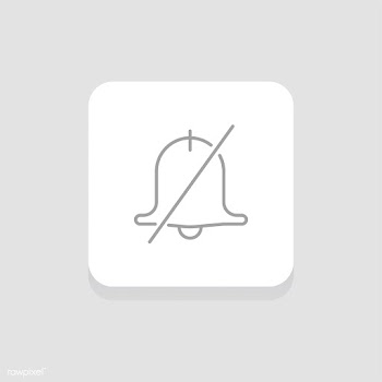 Vector of mute bell icon | Free stock vector - 249068