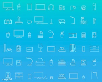 Vector of office supplies | Free stock vector - 16507