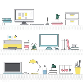 Vector of office supplies | Free stock vector - 16538