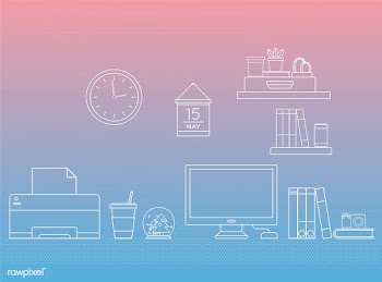 Vector of office supplies | Free stock vector - 16556