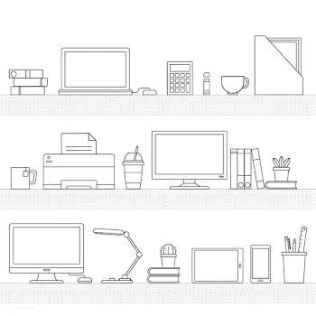 Vector of office supplies | Free stock vector - 16590