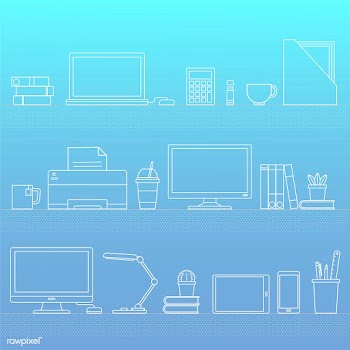 Vector of office supplies | Free stock vector - 16718
