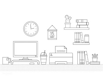 Vector of office supplies | Free stock vector - 16801