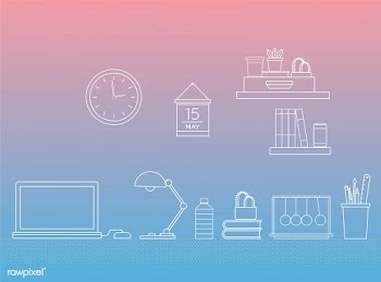 Vector of office supplies | Free stock vector - 16807