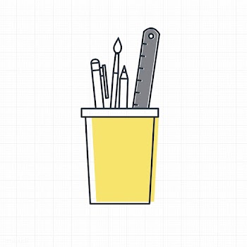 Vector of office supply icon | Free stock vector - 16661