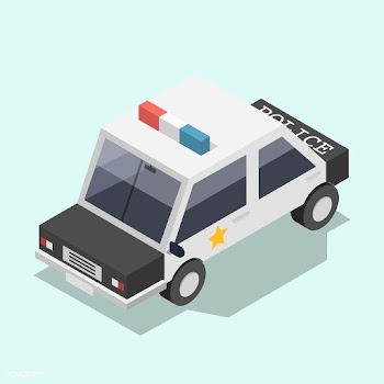 Vector of police car icon | Free stock vector - 382264
