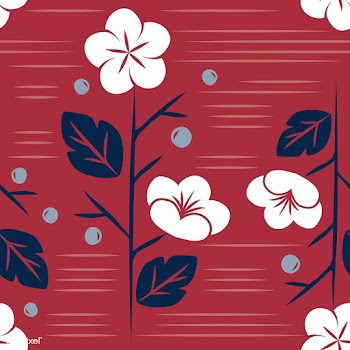 Vector of seamless Japanese style floral patt.. | Free stock vector - 42997