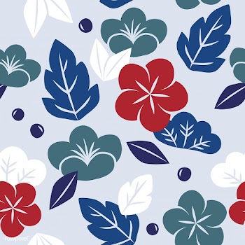 Vector of seamless japanese style floral patt.. | Free stock vector - 43001
