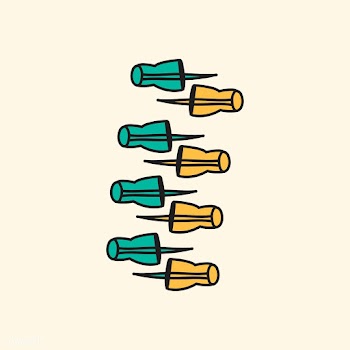 Vector of stationery doodle style | Free stock vector - 43290