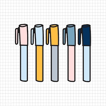 Vector of stationery doodle style | Free stock vector - 43886