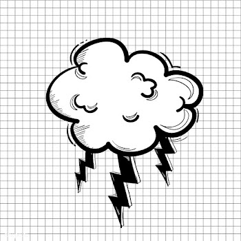 Vector of thunder cloud icon | Free stock vector - 60875
