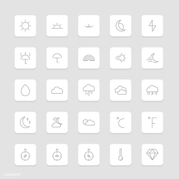 Vector of weather icon | Free stock vector - 249141