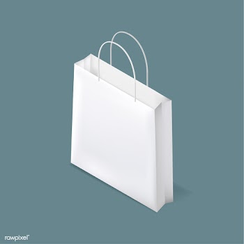 Vector of white shopping bag icon | Free stock vector - 382804