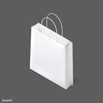 Vector of white shopping bag icon | Free stock vector - 382999