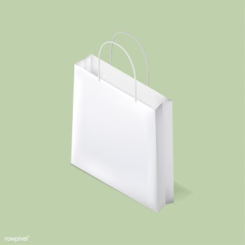 Vector of white shopping bag icon | Free stock vector - 383009