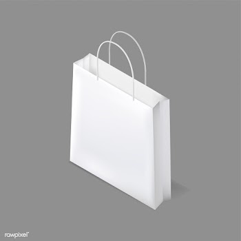 Vector of white shopping bag icon | Free stock vector - 383021