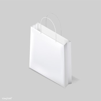Vector of white shopping bag icon | Free stock vector - 383042