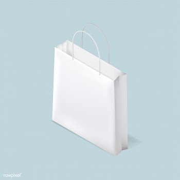 Vector of white shopping bag icon | Free stock vector - 383053