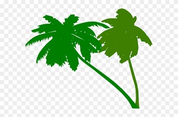 Vector Palm Trees Clip Art At Clker - Green Palm Tree Vector