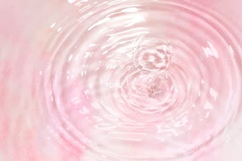 Vector pink water drop circle ripple background