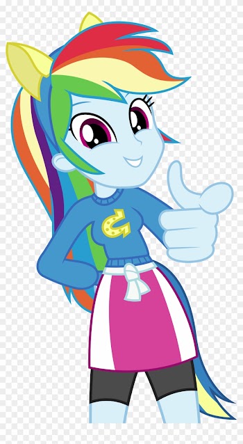 Vector - Rainbow Dash Equestria Girl 2017