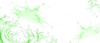 Vector realistic splash of green tea or lime juice Free Vector