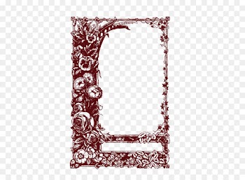 Vector red flower grass grass European vertical frame 