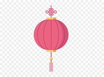 Vector red hand-painted Mid Autumn Festival Lantern 