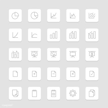 Vector set of business icons | Free stock vector - 249275