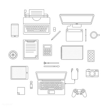 Vector set of digital devices | Free stock vector - 16592