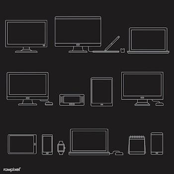 Vector set of digital devices | Free stock vector - 16677