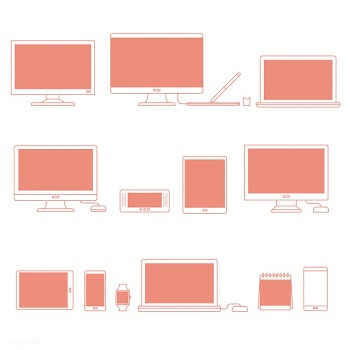 Vector set of digital devices | Free stock vector - 16758