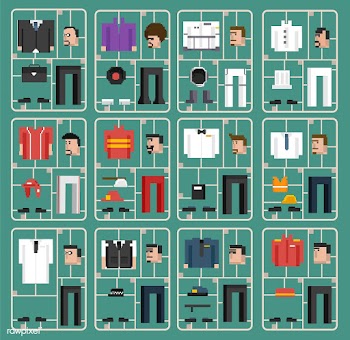 Vector set of men and professions | Free stock vector - 95054