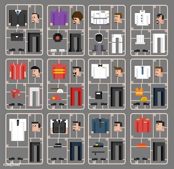Vector set of men and professions | Free stock vector - 95077