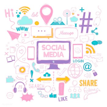Vector set of social media icons | Free stock vector - 60786